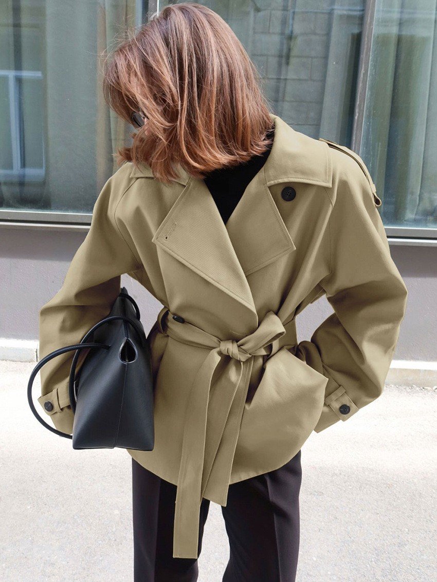 QSWT0317 | Belted Trench Jacket