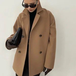 QSWT2313 | Oversized Double-Breasted Blazer