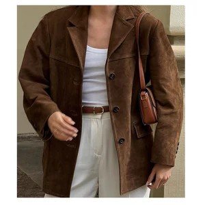 QSWT6407 | Suede Utility Blazer