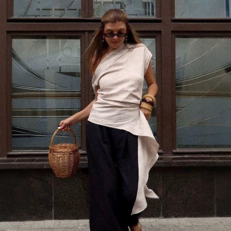 FSB TX1985 | Sienna Asymmetric Draped Top